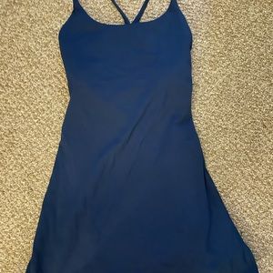 Everyday Cloudful™ Fabric Backless 2-in-1 Flare Workout Dress-Wannabe